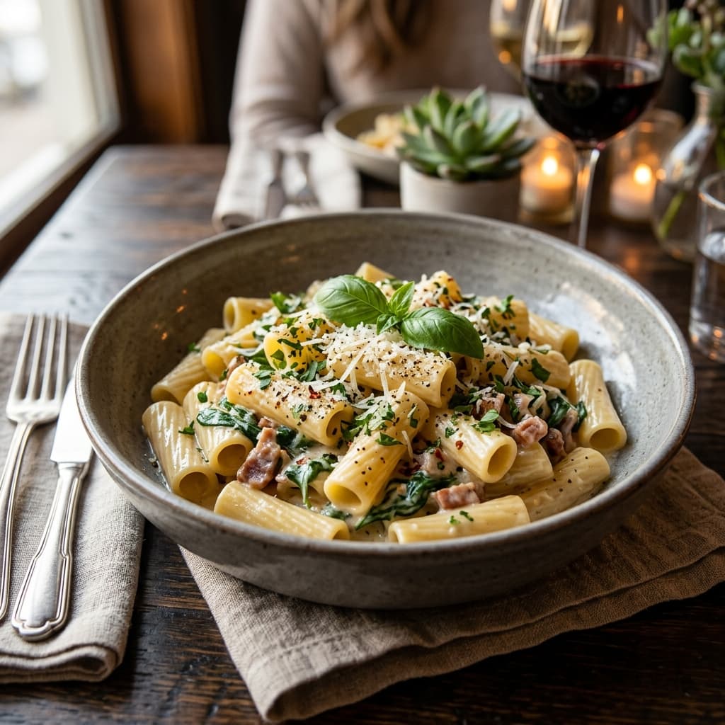 Delicious Creamy One-Pot Pasta in a Bowl