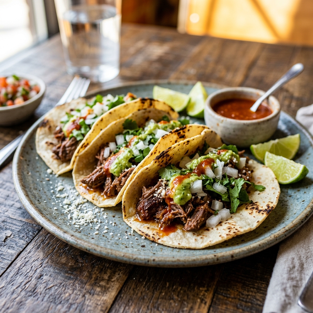 Zesty Beef Tacos with Fresh Cilantro Zesty Beef Tacos with Fresh Cilantro